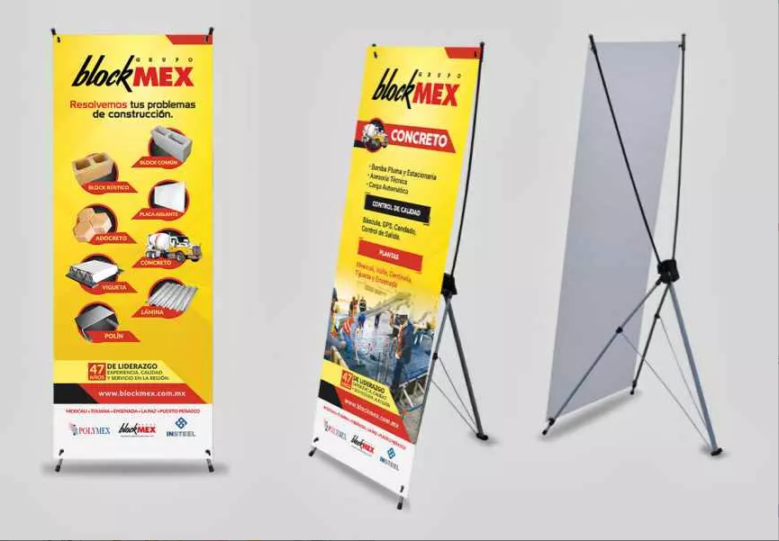 STANDEE CHỮ X 1 MẶT
