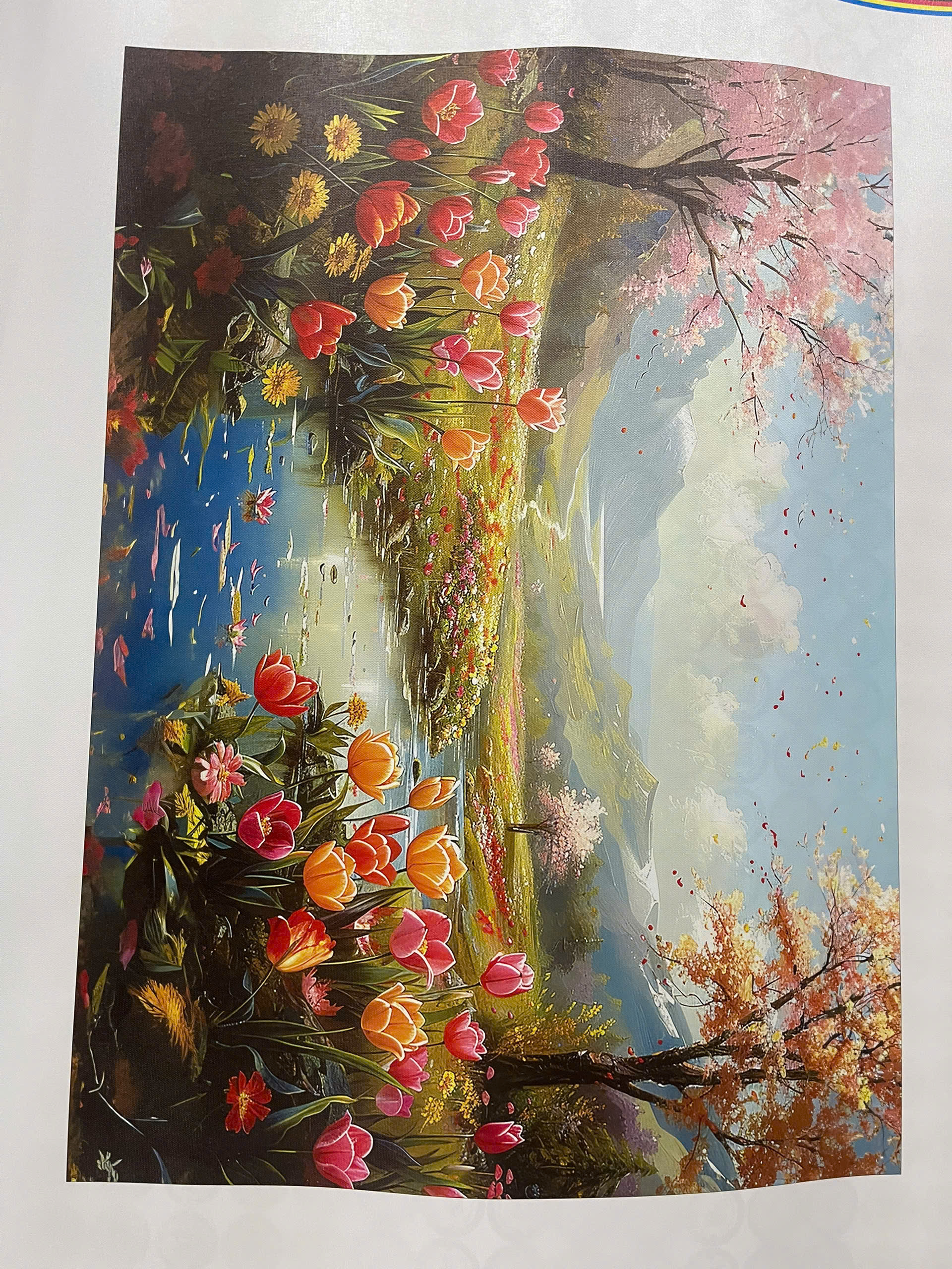 CANVAS IN MỰC DẦU